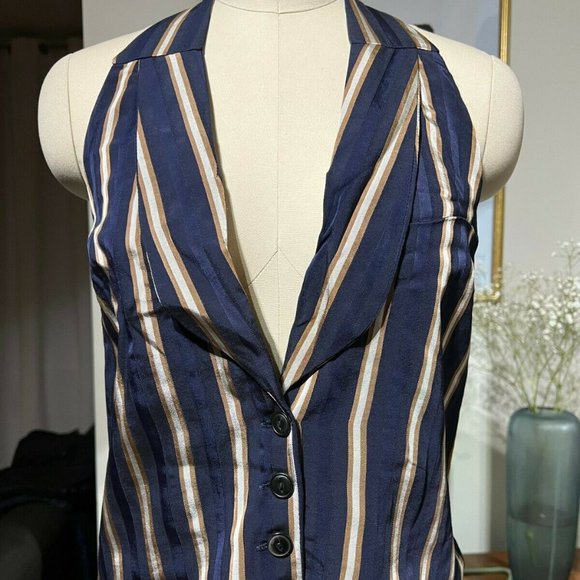 Hache Vest Open Back Size Small - M Women